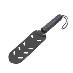 Kiotos Leather Luxury Full Leather Brede Paddle - Plak - Flapzweep