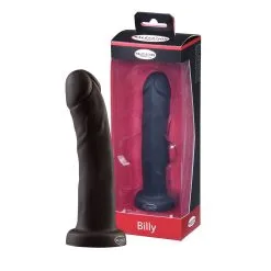 Malesation Billy Ergonomische Siliconen Dildo Van 17.5 Cm - Zwart