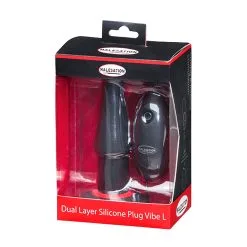 Malesation - Dual Layer Siliconen Vibrerende Buttplug -Sex Toys winkel Malesation Dual Layer Siliconen Vibrerende Buttplug 3