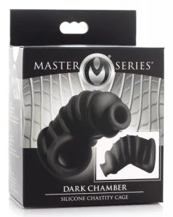 EDC Master Series - Dark Chamber Siliconen Peniskooi - Zwart -Sex Toys winkel Master Series Dark Chamber Siliconen Peniskooi Zwart 4