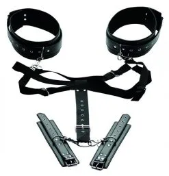 EDC Master Series - Easy Access Bondageharnas Met Hand- En Enkelboeien
