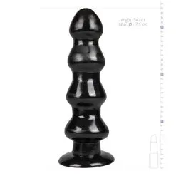 EDC Master Series - Grote Geribbelde Raket Dildo Met Zuignap - Zwart 8 EDC Master Series - Grote Geribbelde Raket Dildo Met Zuignap - Zwart -Sex Toys winkel Master Series Grote Geribbelde Raket Dildo Met Zuignap zwart 4