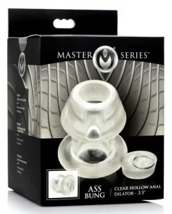 EDC Master Series - Holle Transparante Anaal Plug Met Stop -Sex Toys winkel Master Series Holle Transparante Anaal Plug Met Stop 7