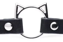 EDC Master Series - Kinky Kitty Ring Slim Choker - Zwart -Sex Toys winkel Master Series Kinky Kitty Ring Slim Choker Zwart 3