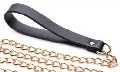 EDC Master Series - Luxe Leiband - Zwart/Goud -Sex Toys winkel Master Series Luxe Leiband zwartgoud 2