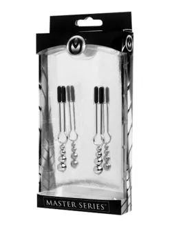 EDC Master Series - Sierlijke Kralen Tepelklemmen -Sex Toys winkel Master Series Sierlijke kralen tepelklemmen 3