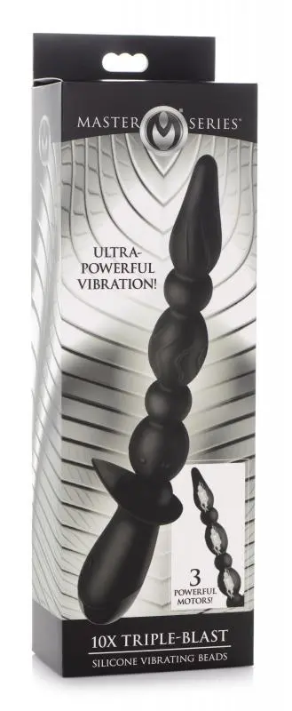 EDC Master Series - Triple-Blast Vibrerende Anaalketting 5 EDC Master Series - Triple-Blast Vibrerende Anaalketting - Afbeelding 5
