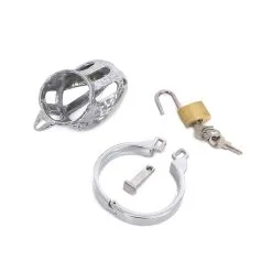 Perfect Lover Metalen Kuisheidskooi Classic Small Inclusief Slotje - Voor De Kleiner Geschapen Man -Sex Toys winkel Metalen Kuisheidskooi Classic Small inclusief slotje voor de kleiner geschapen man 3