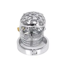 Perfect Lover Metalen Kuisheidskooi Met Slangekop Snake Inclusief Slotje -Sex Toys winkel Metalen Kuisheidskooi met slangekop Snake inclusief slotje 5