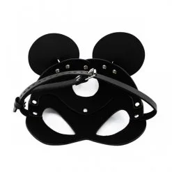 Kiotos Mouse - Muis Masker PU Leer - Zwart -Sex Toys winkel Mouse Muis Masker PU Leer zwart 7