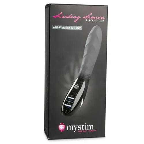 Mystim Sizzling Simon E-stim Vibrator - Zwart 8 Mystim Sizzling Simon E-stim Vibrator - Zwart - Afbeelding 8