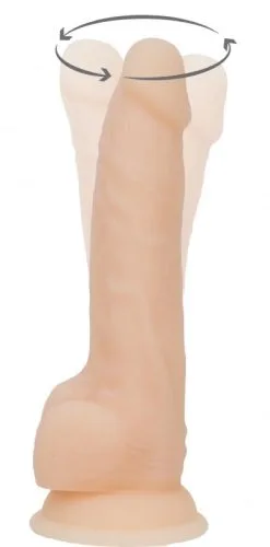 EDC Naked Addiction - - Realistische Roterende Dildo Met Afstandsbediening - 23 Cm