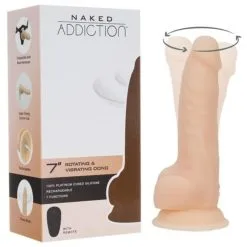 EDC Naked Addiction - - Realistische Roterende Dildo Met Afstandsbediening - 23 Cm -Sex Toys winkel Naked Addiction Realistische Roterende Dildo met Afstandsbediening 23 cm 6