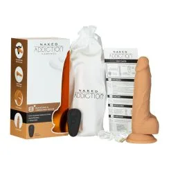 EDC Naked Addiction - - Roterende En Vibrerende Siliconen Dildo Met Zuignap 20 Cm -Sex Toys winkel Naked Addiction Roterende en Vibrerende Siliconen Dildo met Zuignap 20 cm 5