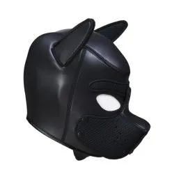 Master Series Neoprene Puppy Dog BDSM Hood - Zwart -Sex Toys winkel Neoprene Puppy Dog BDSM Hood zwart 5