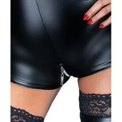 EDC Noir Handmade Wetlook Body Met Lange Mouwen En Ritsen -Sex Toys winkel Noir Handmade Wetlook Body Met Lange Mouwen En Ritsen 3