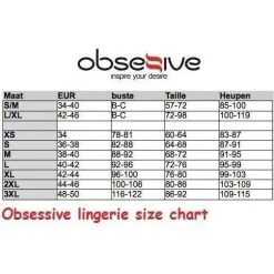 Obsessive - Lovica Jurkje Met String - Rood -Sex Toys winkel Obsessive Lovica Jurkje Met String rood 3