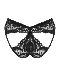 Obsessive - Luxe Slip Alessya - Zwart -Sex Toys winkel Obsessive Luxe slip ALESSYA zwart 5