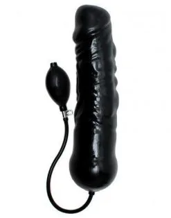 Rimba Bondage Play Opblaas XXL Dildo Met Massieve Kern 34 X 7,5 Cm