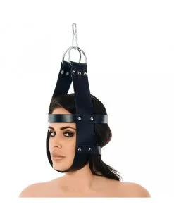 Rimba Bondage Play Ophang Masker Met Ringen En Kinband