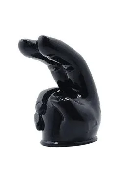 POWER Wand Vibrator Opzetstuk Double Finger - Zwart