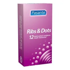 Pasante - Ribs & Dots Condooms -Sex Toys winkel Pasante Ribs Dots Condooms 3
