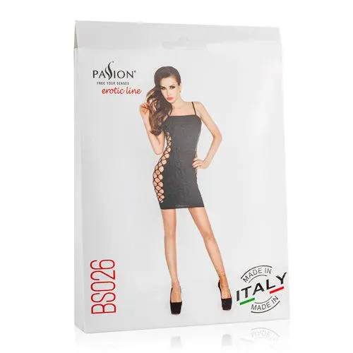 Passion - Sexy Zwart Mini Jurkje 3 Passion - Sexy Zwart Mini Jurkje - Afbeelding 3