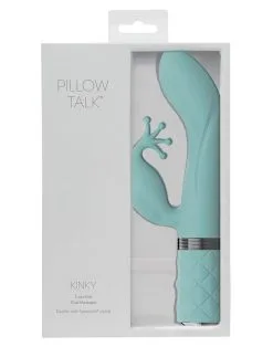 Pillow Talk Kinky Oplaadbare G-Spot En Clitoris Vibrator - Mint Blauw