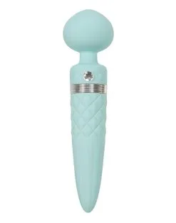 Pillow Talk Sultry Roterende Wand En G-spot Vibrator Met VerwarmingsFunctie - Lichtblauw