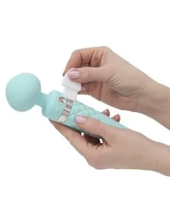 Pillow Talk Sultry Roterende Wand En G-spot Vibrator Met VerwarmingsFunctie - Lichtblauw -Sex Toys winkel Pillow Talk Sultry Roterende Wand en G spot Vibrator met verwarmingsfunctie Lichtblauw 8