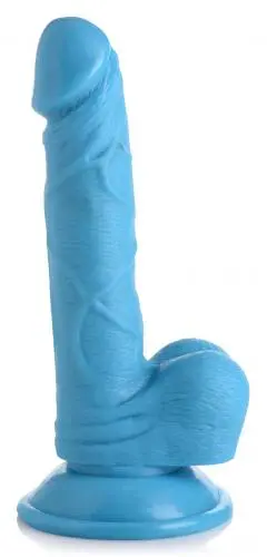 Pop Peckers Poppin Dildo 16.5 Cm - Lichtblauw 1 Pop Peckers Poppin Dildo 16.5 Cm - Lichtblauw