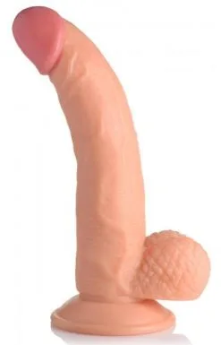 Pop Peckers Poppin Dildo 19 Cm - Lichte Huidskleur