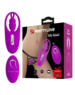 Pretty Love - Clitoris Stimulator & Panty Vibrator Met Afstandsbediening Wild Rabbit - Roze -Sex Toys winkel Pretty Love Clitoris Stimulator Panty Vibrator met Afstandsbediening WILD RABBIT roze 7