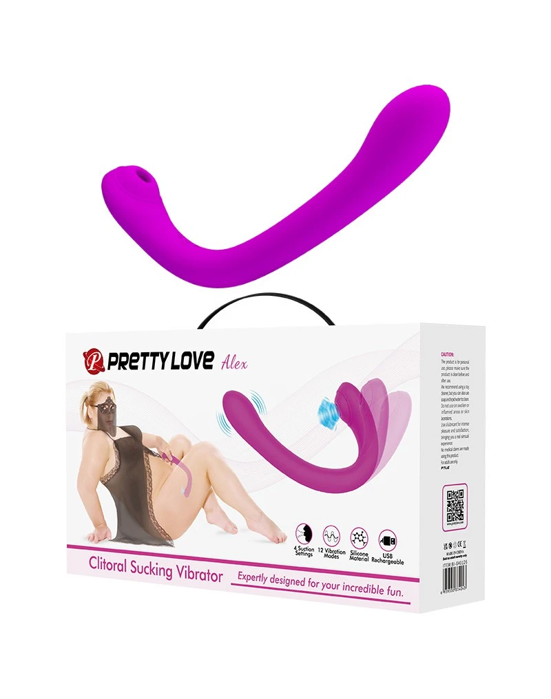 Pretty Love - G-Spot + Clitoris Vibrator ALEX Met Luchtdruk Stimulatie - Roze 8 Pretty Love - G-Spot + Clitoris Vibrator ALEX Met Luchtdruk Stimulatie - Roze - Afbeelding 8