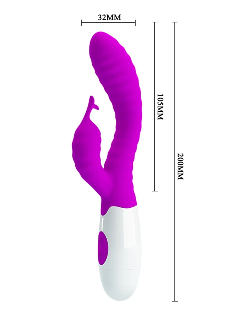 Pretty Love - Pete Curved G-spot Rabbit Vibrator 7 Pretty Love - Pete Curved G-spot Rabbit Vibrator - Afbeelding 7