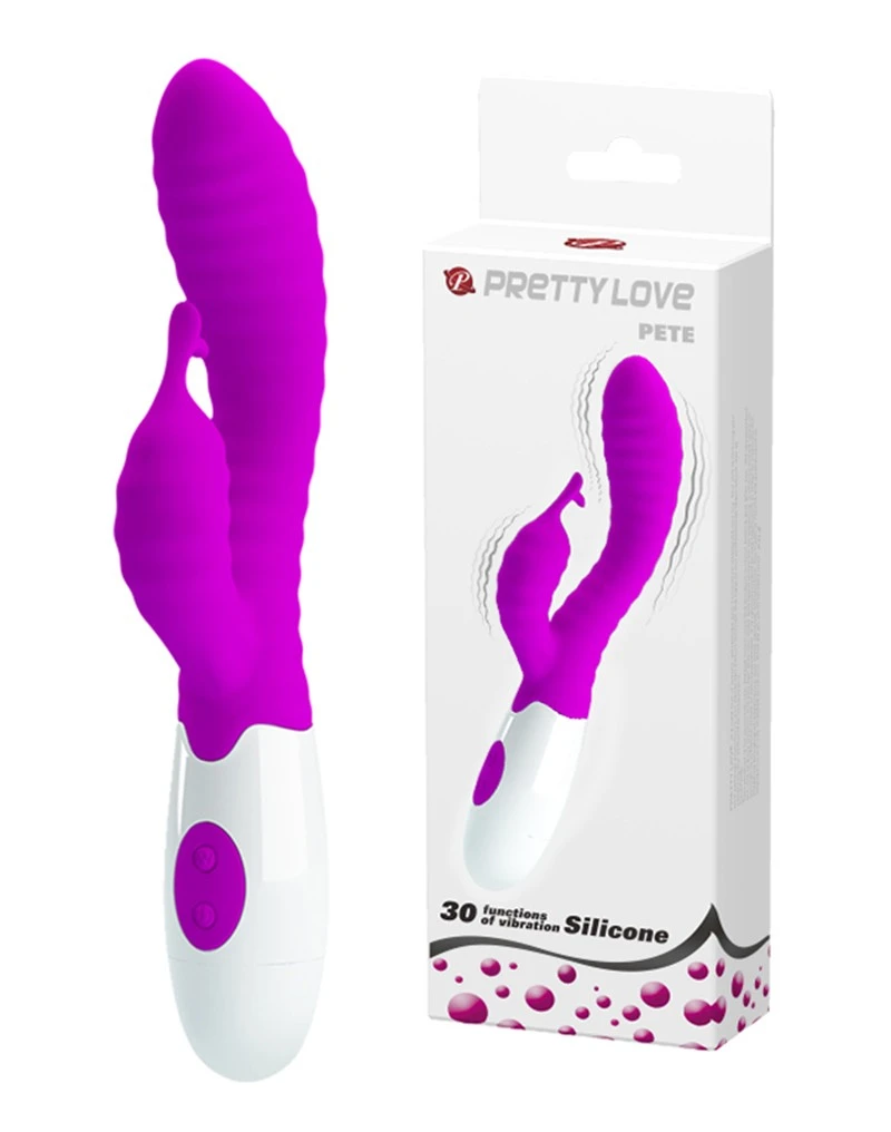 Pretty Love - Pete Curved G-spot Rabbit Vibrator 1 Pretty Love - Pete Curved G-spot Rabbit Vibrator
