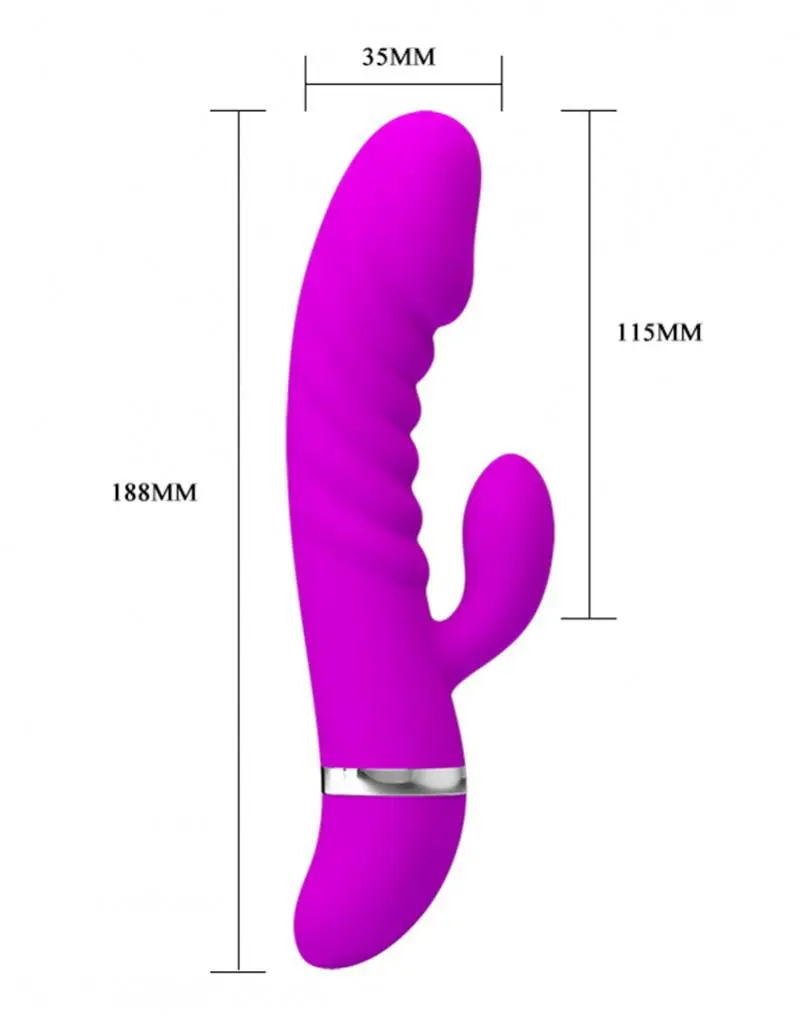 Pretty Love - Rabbit & G-spot Vibrator 6 Pretty Love - Rabbit & G-spot Vibrator - Afbeelding 6