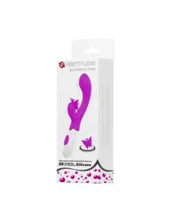 Pretty Love - Rabbit Vibrator - Tarzan Vibrator Butterfly Kiss - Roze -Sex Toys winkel Pretty Love Rabbit Vibrator Tarzan Vibrator BUTTERFLY KISS roze 3