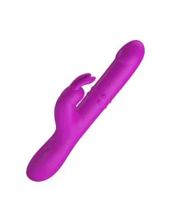 Pretty Love - Reese - Stotende Rabbit Vibrator - Roze -Sex Toys winkel Pretty Love Reese Stotende Rabbit Vibrator Roze 4