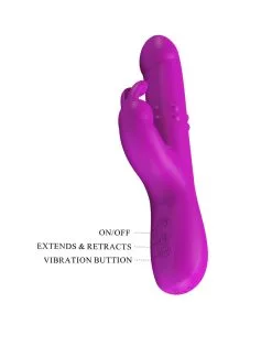 Pretty Love - Reese - Stotende Rabbit Vibrator - Roze -Sex Toys winkel Pretty Love Reese Stotende Rabbit Vibrator Roze 6
