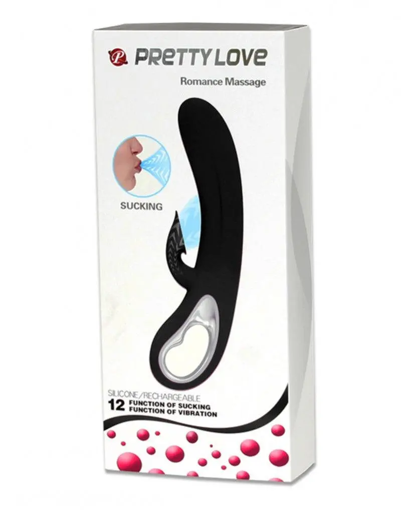 Pretty Love - Romance Sucking Clitoris Vibrator - Zwart 3 Pretty Love - Romance Sucking Clitoris Vibrator - Zwart - Afbeelding 3