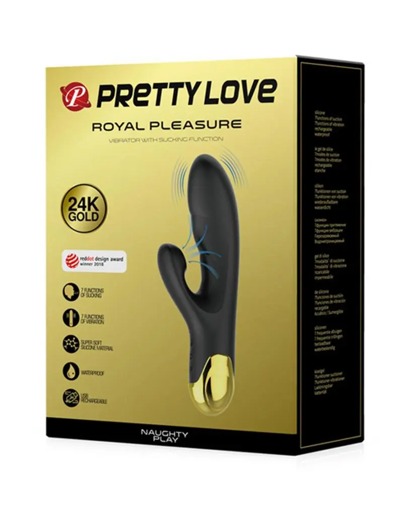 Pretty Love - Royal Pleasure Naughty Play Zuigende Vibrator 2 Pretty Love - Royal Pleasure Naughty Play Zuigende Vibrator - Afbeelding 2