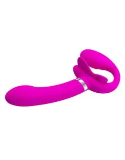 Pretty Love - Strapless Strap-on VoorbindVibrator Valerie - Roze -Sex Toys winkel Pretty Love Strapless Strap on Voorbindvibrator VALERIE roze 3