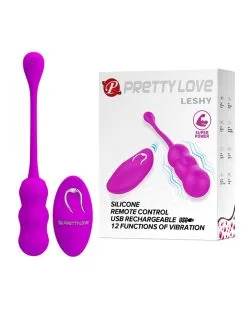 Pretty Love - Vibrerend Eitje Leshy Met Afstandsbediening - Roze -Sex Toys winkel Pretty Love Vibrerend Eitje Leshy met afstandsbediening roze 4