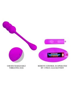 Pretty Love - Vibrerend Eitje Leshy Met Afstandsbediening - Roze -Sex Toys winkel Pretty Love Vibrerend Eitje Leshy met afstandsbediening roze 8