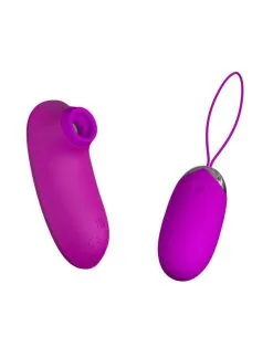 Pretty Love - Vibrerend Eitje Plus Luchtdruk Vibrator ORTHUS - Roze -Sex Toys winkel Pretty Love Vibrerend Eitje plus Luchtdruk Vibrator ORTHUS roze 10