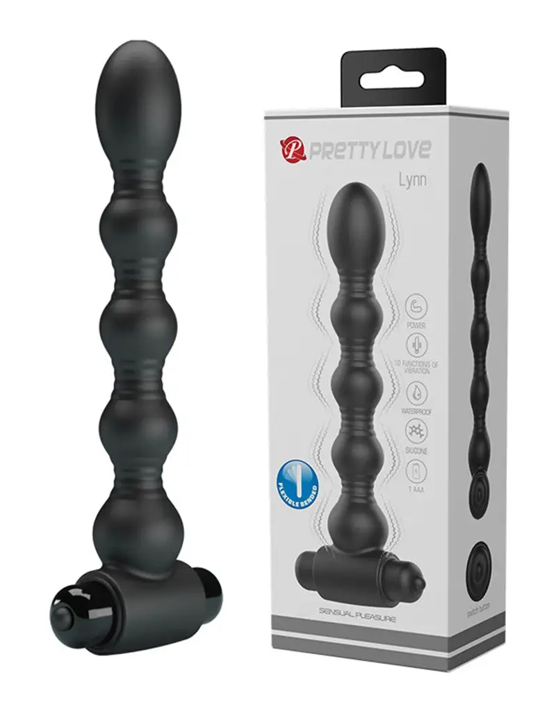 Pretty Love - Vibrerende Buttplug Lynn - Zwart 4 Pretty Love - Vibrerende Buttplug Lynn - Zwart - Afbeelding 4