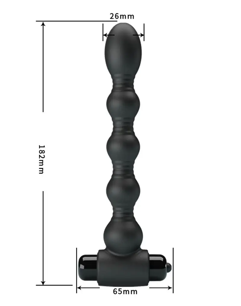 Pretty Love - Vibrerende Buttplug Lynn - Zwart 7 Pretty Love - Vibrerende Buttplug Lynn - Zwart - Afbeelding 7