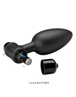 Pretty Love - Vibrerende Buttplug Vibra Buttplug II - Zwart -Sex Toys winkel Pretty Love Vibrerende Buttplug Vibra Buttplug II zwart 7