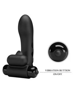 Pretty Love - Vinger Vibrator Orlando - Zwart -Sex Toys winkel Pretty Love Vinger Vibrator Orlando zwart 3